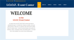 Desktop Screenshot of ioofeventcenter.com